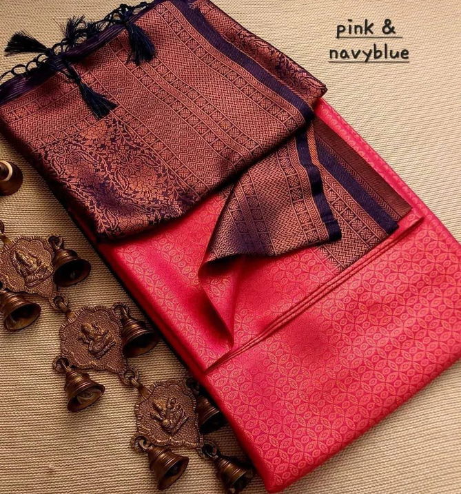 Kubera King Designer Softy Silk Sarees Catalog